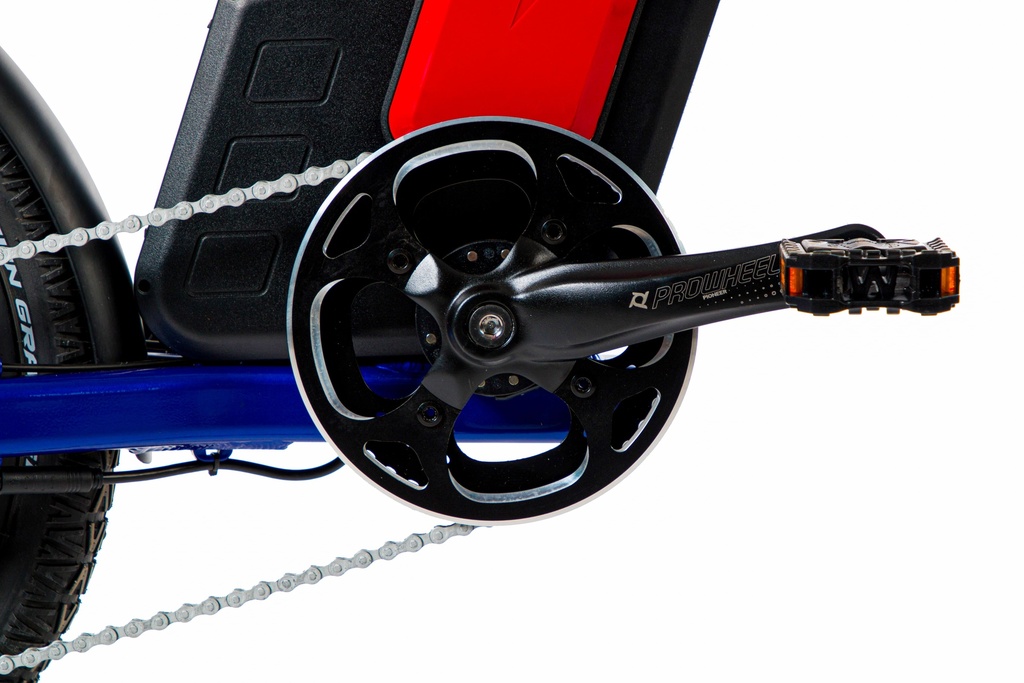 BIC ELECTRICA TOPMEGA Z1 ALUMINIO R20 250W 36V 6VEL AZUL