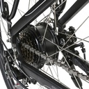 BIC ELECTRICA TOPMEGA PASEO ALUM R700 250W 36V 6VEL NEGRO