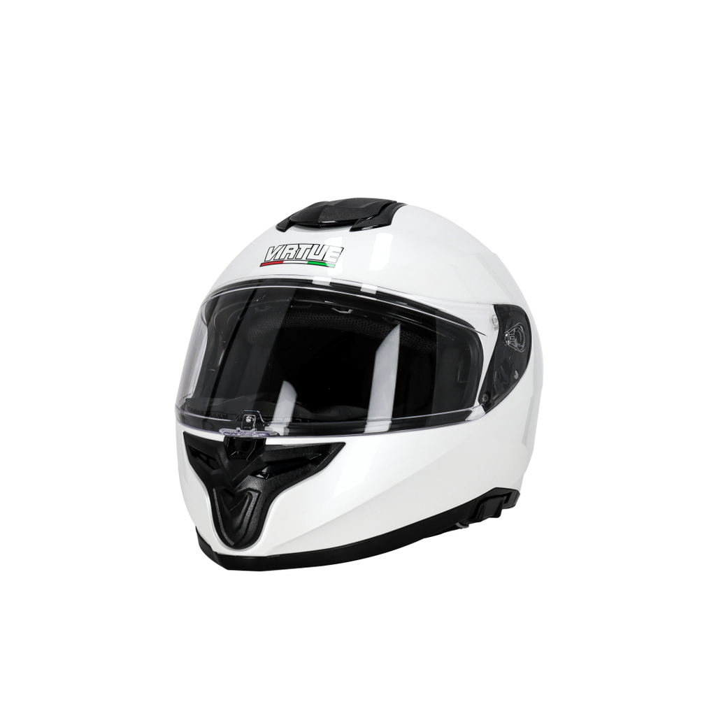 CASCO VIRTUE LISO BLANCO L