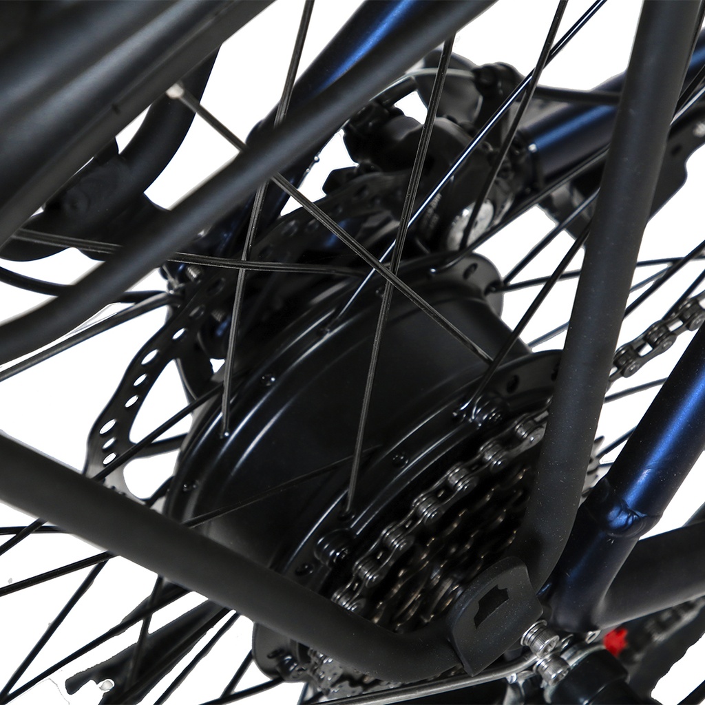 BICICLETA ELECTRICA TOPMEGA E-LAXY ALUMINIO R700 250W 36V 6VEL AZUL