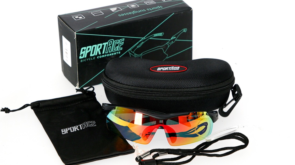GAFA CICLISMO SA-003 SPORTACE NEG/NEG C/ESTUCHE 3 CRISTALES