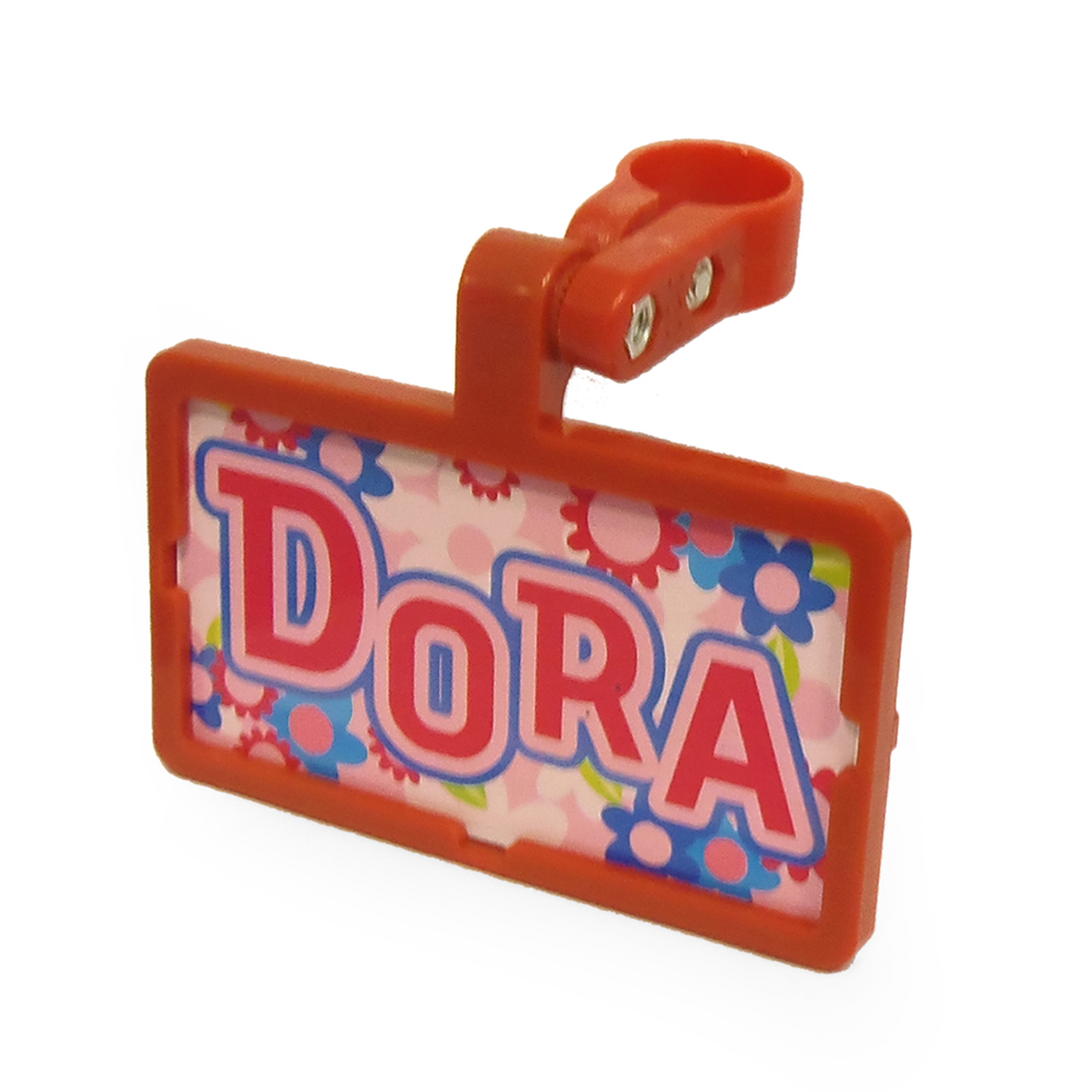 DECORACIÓN INFANTIL TIPO PATENTE CON ABRAZADERA 22,2MM PARA NENA