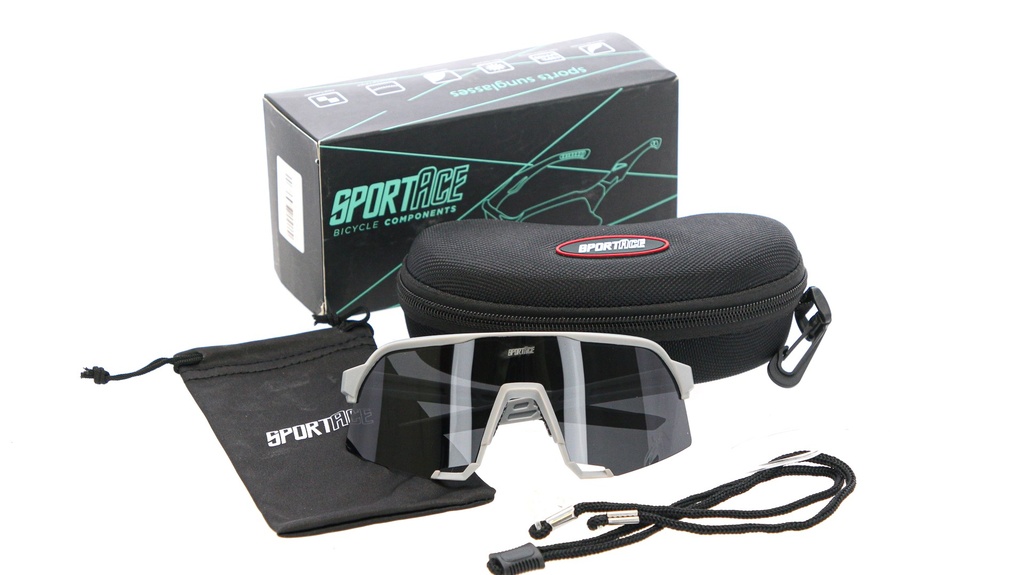 GAFA CICLISMO SA-856 SPORTACE GRIS/NEGRO C/ESTUCHE 3 CRISTAL