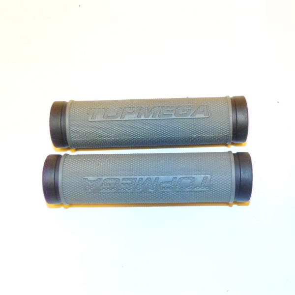PUÑO MTB BICOLOR 130MM GRIS
